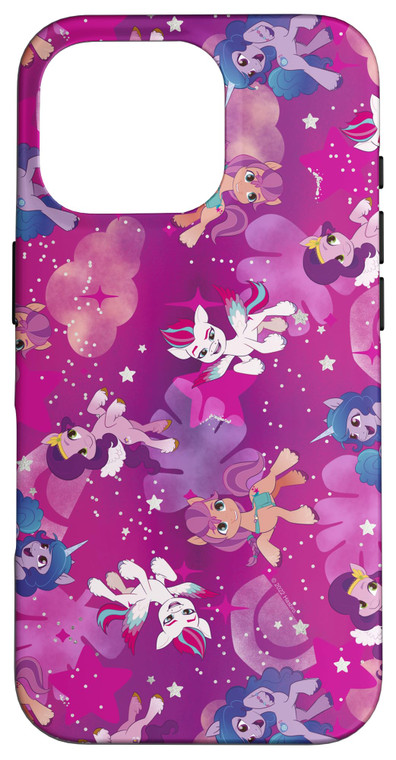My Little Pony: A New Generation Pink Group Pony Pattern V3 Case for iPhone 16 Pro