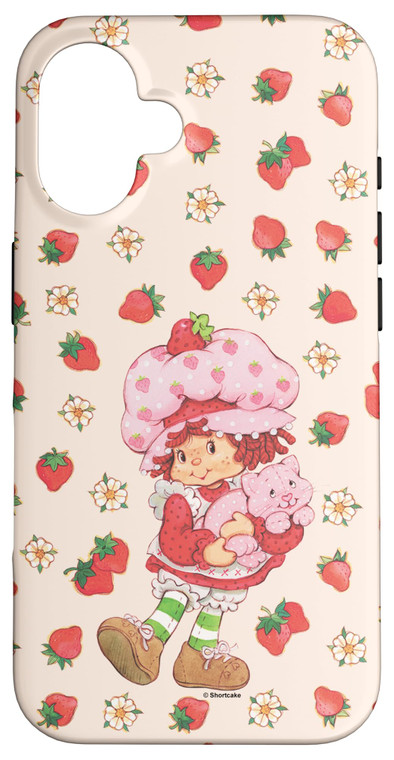 Strawberry Shortcake Strawberry Fields & Daisy Vintage Logo Case for iPhone 16