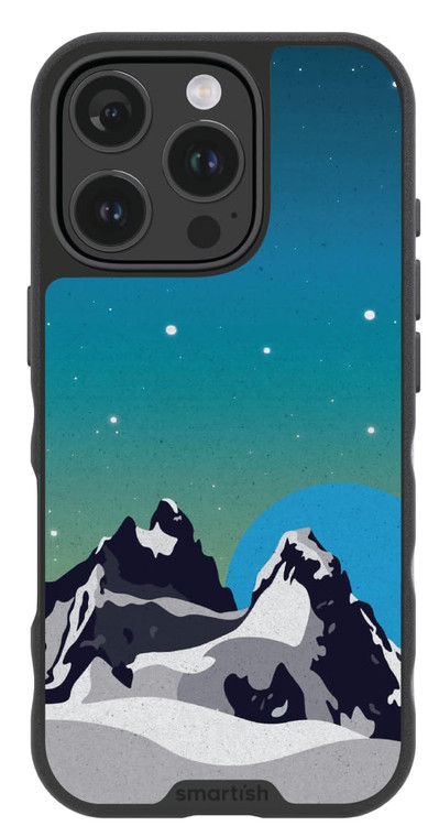 Smartish - Snow CAPS - iPhone 16 Pro Slim Case - Gripmunk [Lightweight + Protective] Thin Cover - Fits iPhone 16 Pro