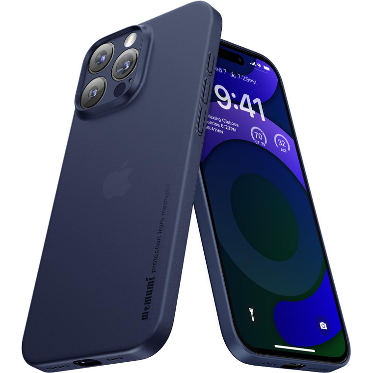 memumi Thin for iPhone 16 Pro Max Case 0.3 mm, Camera Lens Cover Full Protection Matte Finish Back Cover Compatible with iPhone 16 Pro Max Ultra Slim