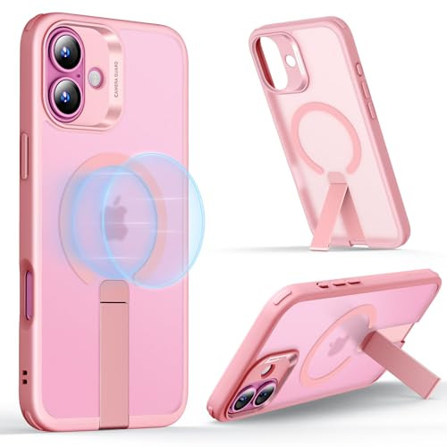 ESR for iPhone 16 Case with Stand, Compatible with MagSafe, Magnetic Kickstand Case for iPhone 16, Military-Grade Protection Shockproof Case, Boost S