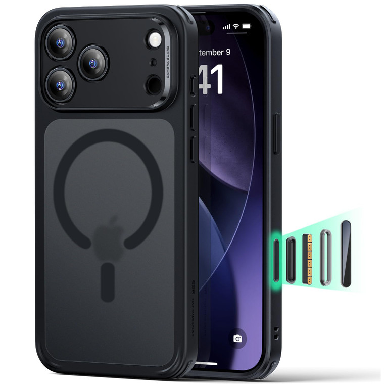 ESR for iPhone 17 Pro Max Case, Camera Control, Compatible with MagSafe, Shockof Military-Grade tection, Magnetic Phone Case for iPhone 17 Pro Max, C