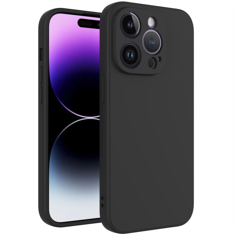 WOGROO for iPhone 16 Pro Max Case Black, Scratch Resistant with Soft Touch, Slim Thin Phone Cover for iPhone 16 Pro Max