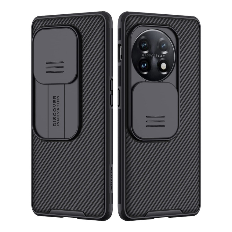 Nillkin for OnePlus 11 5G Case - CamShield Pro Case with Slide Camera Cover, Slim Fit Thin Shockproof Cover for OnePlus 11 2023 - Black
