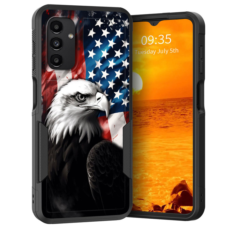 KJFHDJFDH for Galaxy A16 5G Case,Dual Layer Hybrid Heavy Duty Rugged Shockproof Hard PC +Soft Silicone Protective Case for Samsung Galaxy A16 5G 6.7