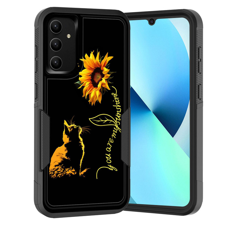 KJFHDJFDH for Galaxy S24 FE Case,Dual Layer Hybrid Heavy Duty Rugged Shockproof Hard PC +Soft Silicone Protective Case for Samsung Galaxy S24 FE 6.7