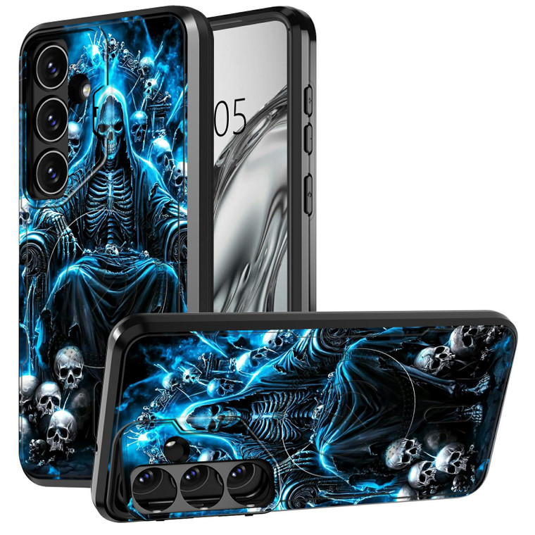 DIGTIALL for Samsung Galaxy S24 FE 6.7" Case with Stand and Camera Cover for Galaxy S24 FE Case with Dual Layer Heavy Duty Shockproof Protective Case