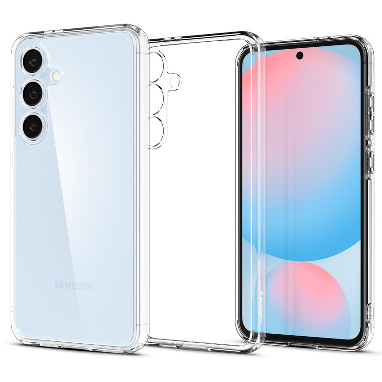 Spigen Ultra Hybrid Designed for Galaxy S24 FE Case (2024) [Anti-Yellowing], Crystal Clear