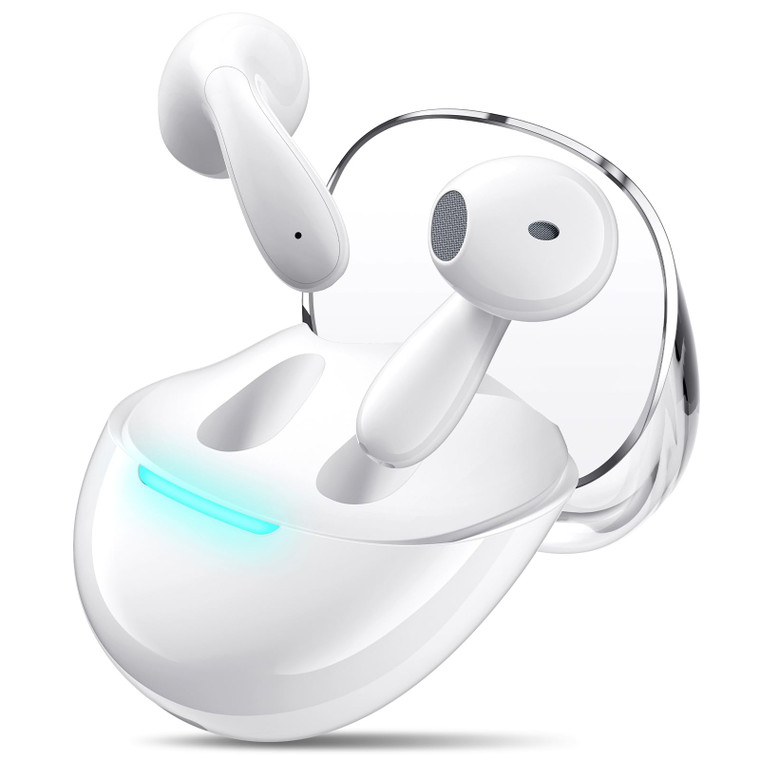 COOYA Wireless Earbuds Bluetooth 5.3 in Ear Buds Light Weight Headphones, Dual Mic+13mm Dynamic Drivers HiFi Stereo Ear Buds ENC Noise Cancelling Ear