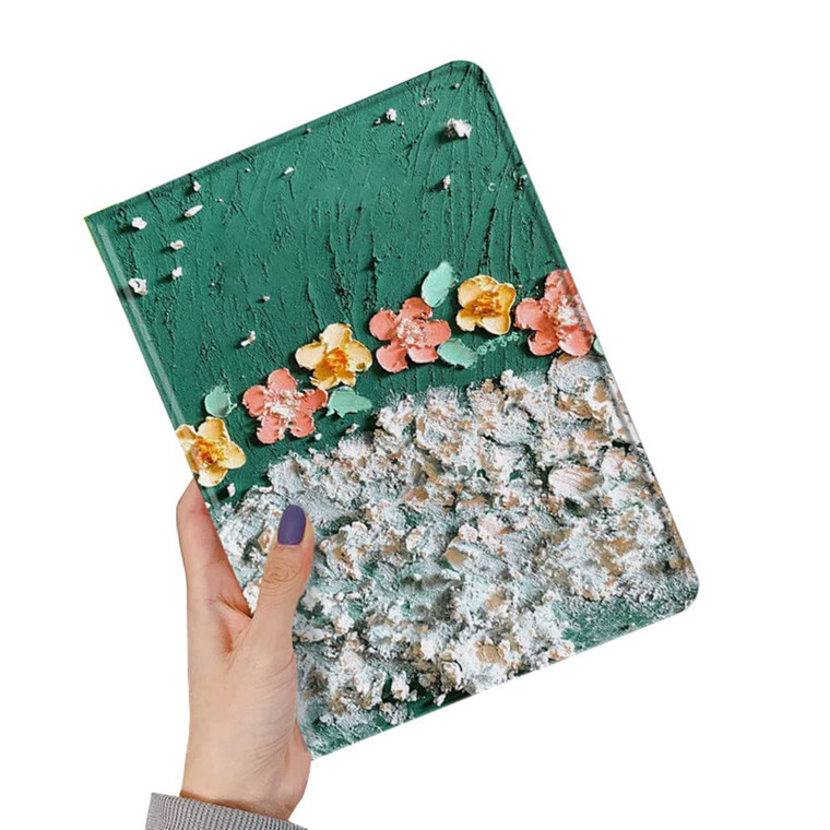 kaitesi Floral Case Compatible with iPad Air 13 inch (M3/M2)/ iPad Pro 12.9 inch 6th 5th 4th 3rd Generation Case Flower Pattern Cute Slim Smart Cover
