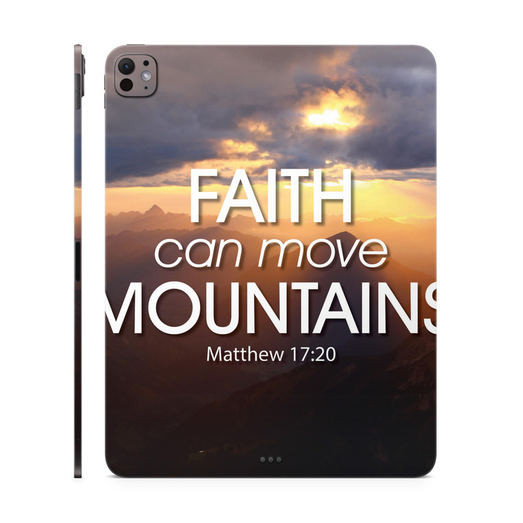 Skin Compatible with Apple iPad Pro 11 (M4) 2024 - Move Mountains - Premium 3M Vinyl Protective Wrap Decal Cover - Easy to Apply | Crafted in The USA