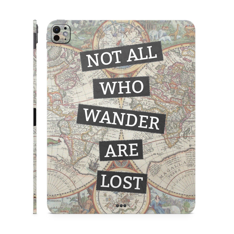 Skin Compatible with Apple iPad Pro 13 (M4) 2024 - Who Wander - Premium 3M Vinyl Protective Wrap Decal Cover - Easy to Apply | Crafted in The USA by