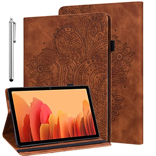 ALILANG Case for Samsung Galaxy Tab S6 Lite 10.4 Inch 2024/2022/2020 (SM-P620/P610/P613) with Stylus, Multiple Viewing Angles PU Leather Stand Flip C