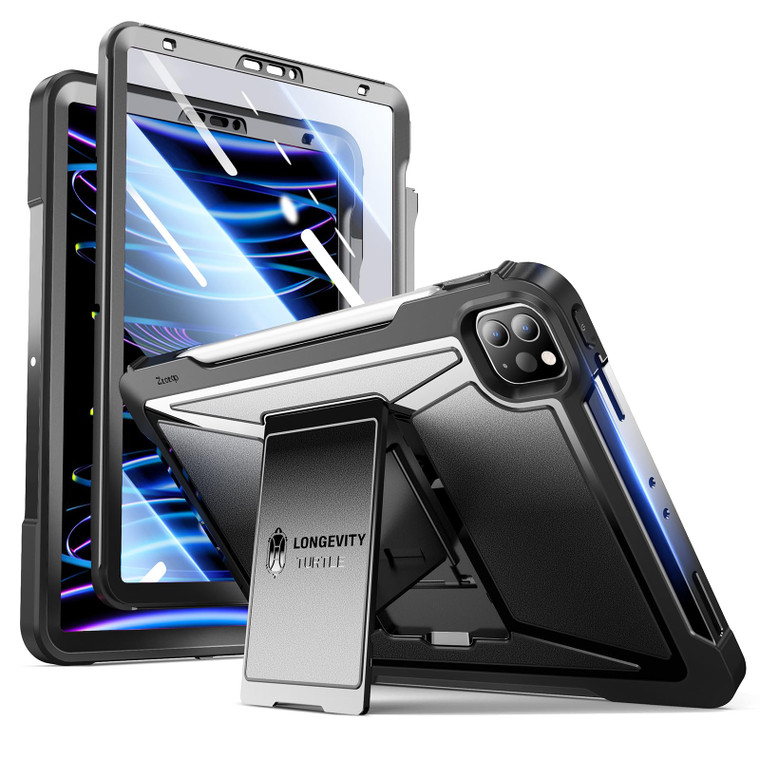 ZtotopCases for iPad Pro 11 Case 4th/3rd/2nd Generation 2022/2021/2020 with Pencil Holder, Full Body Protective Rugged Cover with Built-in Screen for