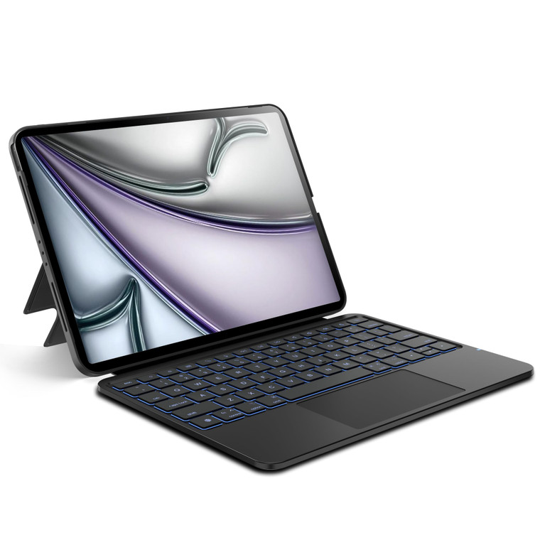 edaiser Detachable Keyboard Case for Apple iPad Pro 11 inch (M4) 2024: Wireless Backlit Keyboard with Trackpad, Magnetic Protective Cover