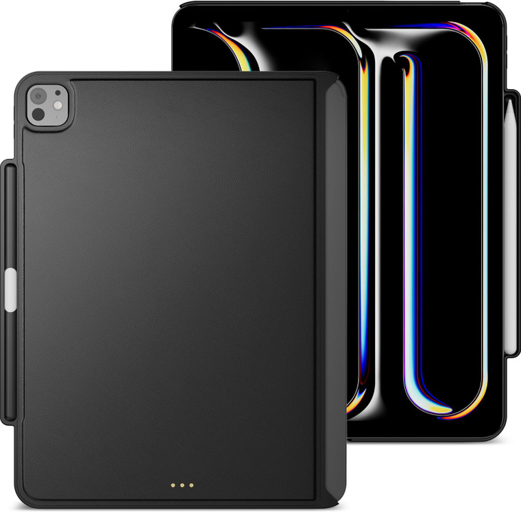 MAGEASY CoverBuddy for 2024 iPad Pro 13" - iPad Pro Case Compatible with Magic Keyboard for iPad Pro (M4), Enhanced Thickness & Heat Dissipation - Bl