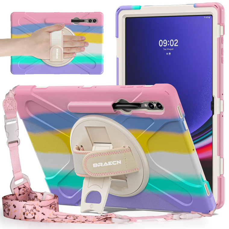BRAECNstock Kids Case for Samsung Galaxy Tab S10 Ultra/S9 Ultra/S8 Ultra 14.6" 2024/2023/2022 Shockporoof Samsung Tablet 14.6 inch Case with Pen Hold