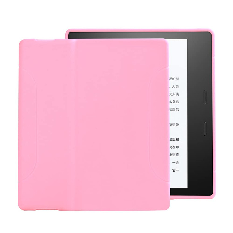 Young me Kindle Oasis Case (9th Generation, 2017 Release) - Slim Fit TPU Gel Protective Cover Case for All-New Kindle Oasis E-Reader 7" (Pink)