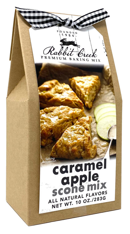 Rabbit Creek Caramel Apple Scone Mix  Easy To Make Scone Mix, Made in the USA, Caramel Apple Cream Scone Mix