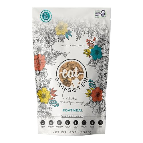 eat G.A.N.G.S.T.E.R. Foatmeal Cookie Mix - Allergy-Friendly Baking Mix, No Dairy, Nuts, Gluten, Dairy - Grain-Free Oatmeal Alternative - For Paleo &