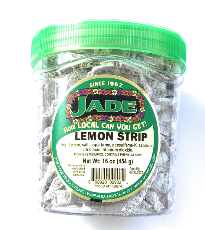 Jade Dried Lemon Strips/Peel(BIG JAR)