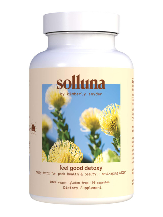 Solluna by Kimberly Snyder Oxygenated Magnesium Colon Cleanse with Asc2P  Gentle Detoxification and Bloating Relief  Fast Acting, Non-Laxative Deto