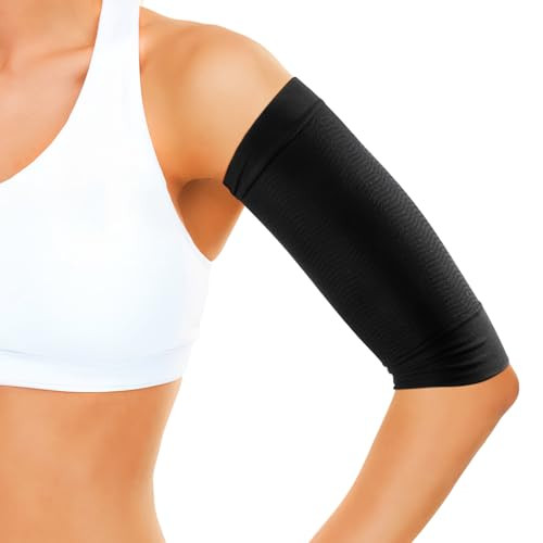 HEALLILY Fat Burning Wrist Guard Slimming Arm Shaper Wrap Belt for Women Lightweight Breathable Support to Promote Blood Circulation and Reduce Muscl