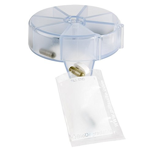 EZY DOSE Pill Sorter, Organizer, Vitamin and Medicine Packaging System for Travel, Easy-Tear Pill Pouches, BPA Free