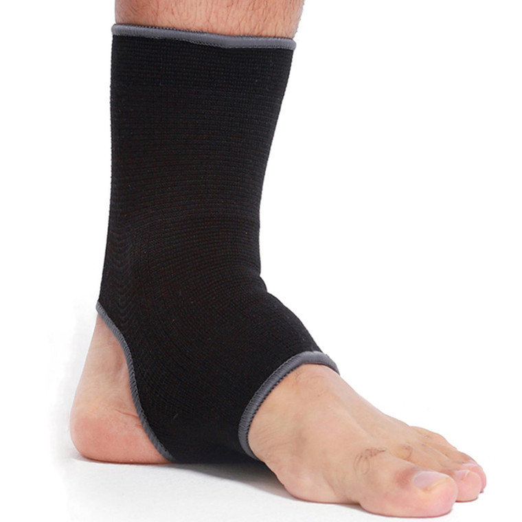 NEOTech Care Ankle Support Sleeve (1 Unit) - Open Heel, Light, Elastic & Breathable Knitted Fabric - Medium Compression - For Men, Women, Kids - Righ