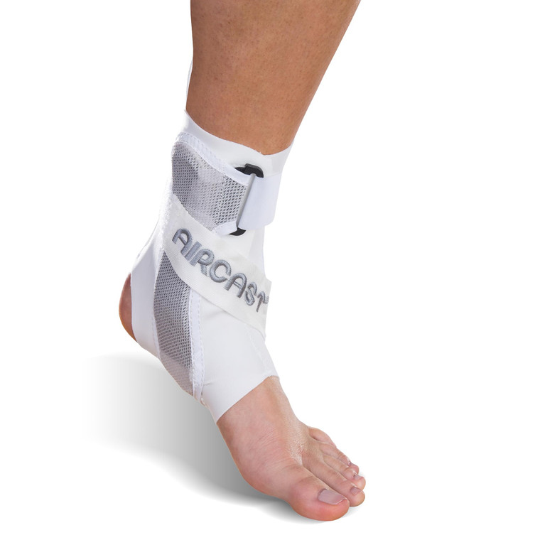 Aircast A60 Ankle Support Brace, Left Foot, White, Large
