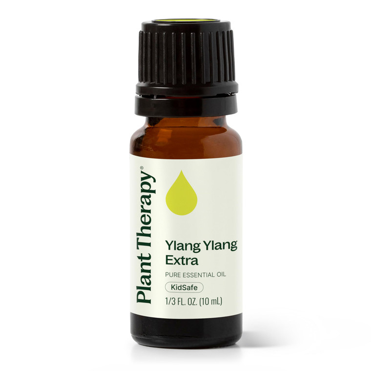Plant Therapy Ylang Ylang Extra Essential Oil 10 mL (1/3 oz) 100% Pure, Undiluted, for Calming Aromatherapy, Romantic Gift