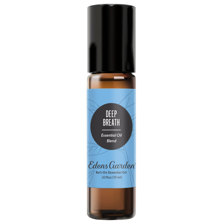 Edens Garden Deep Breath Essential Oil Roll-On Blend- 100% Pure Premium Grade, Natural, Therapeutic, Aromatherapy, Kid & Skin Safe, The Best for Well