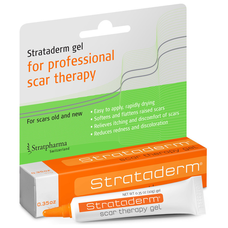 Strataderm Professional Scar Therapy Gel | Old and New Scars from General Surgery, Trauma, Wounds, Burns, Bites, Acne & Skin Disease | Reduces Rednes