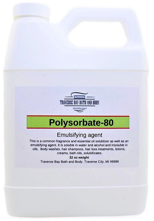 Polysorbate 80, 32oz Safety Sealed Container T-MAZ 80, Tween 80 100% Pure Surfactant & Emulsifier Made in The USA