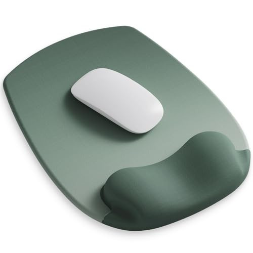 ErgoFlow Gel Wrist Rest Mouse Pad - Ergonomic Cushion for Desk, Cute Aesthetic Computer Decor for Women; Small Mousepad Mat&Laptop Pads - Office, Hom