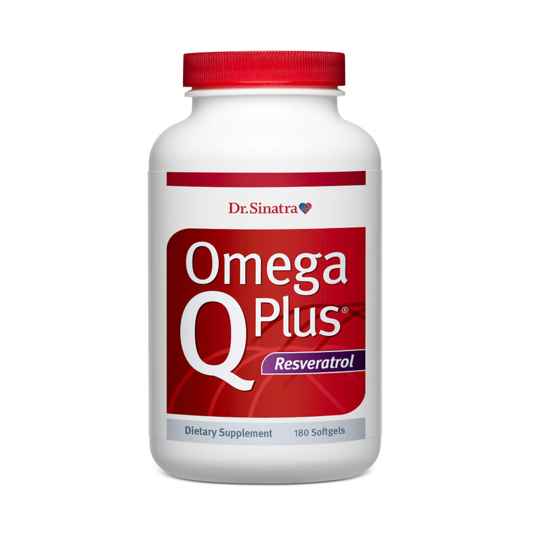 Dr. Sinatra Omega Q Plus Resveratrol - Omega-3 Supplement with CoQ10 and Resveratrol - Promotes Comprehensive Heart and Whole Body Health to Help You