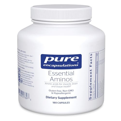 Pure Encapsulations Essential Amino Acids - Muscle Recovery Support & Health* - with Leucine, Threonine & Tryptophan - 180 Capsules