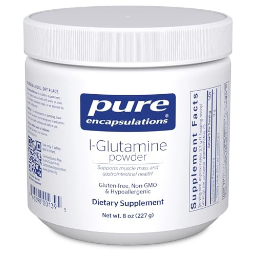 Pure Encapsulations L-Glutamine Powder - Supplement for Immune and Digestive Support, Gut Health and Lining, Metabolism, and Muscle Support* - with P