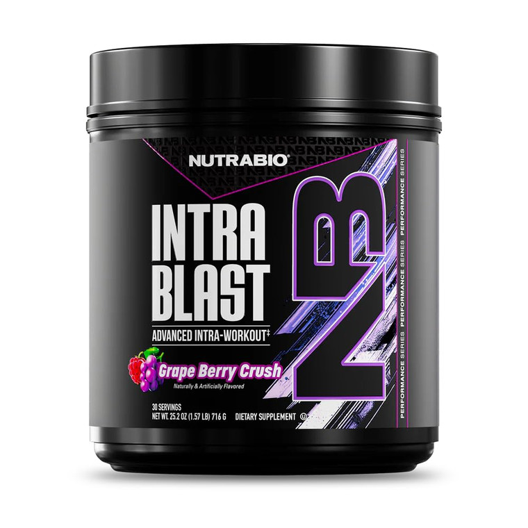 NutraBio Intra Blast Bcaa Powder Amino Acid Supplement, Electrolyte & Hydration Blend, Intra, Pre Workout & Muscle Recovery, 20g Eaa Amino Acids Powd