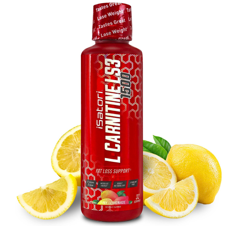 iSatori L-Carnitine LS3 1500, Triple-Blend Liquid L Carnitine Supplement, with Acetyl & Tartrate, Stimulant Free Energy, Low Calories, Sugar or Glute