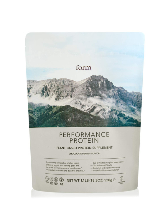 Form Performance Protein - Vegan Protein Powder - 30g of Plant Based Protein per Serving, with BCAAs. Perfect Post Workout. Tastes Great with Just Wa