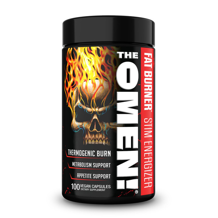 JNX SPORTS The Omen! Thermogenic Fat Burner  Dietary Supplement for Men & Women with L Carnitine | Appetite Suppressant & Metabolism Booster | 100 C