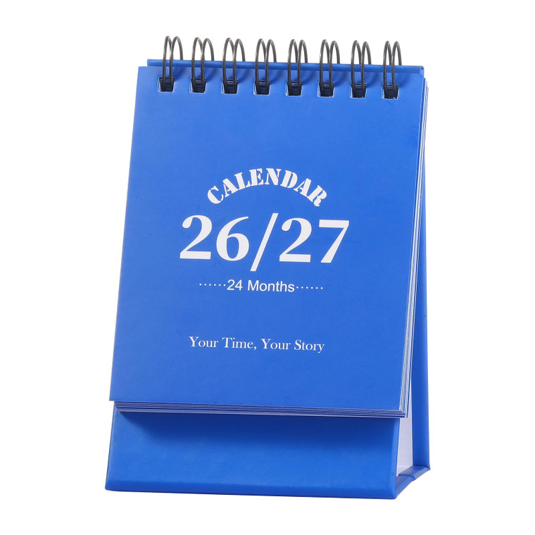 Desk Calendar 2026-2027, 2 Years Calendar Runs from Jan. 2026 until Dec 2027, Table Monthly Planner with Stickers for Home,Office,School Organization