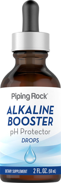 Piping Rock Alkaline Booster Drops | 2 Fl Oz | Liquid Supplement | Non-GMO, Gluten Free