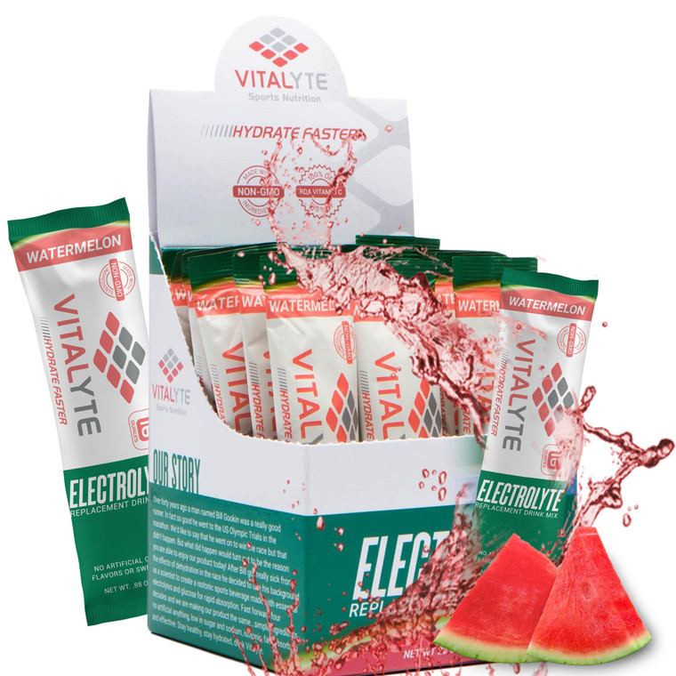 Vitalyte Electrolyte Powder Packets - Isotonic Clean Electrolyte Hydration Drink Mix - Single Serve Rehydration Packets with No Artificial Colors, Fl