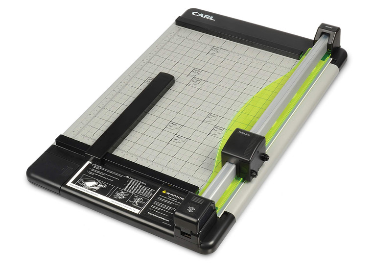 Carl Manufacturing 12220 HVY-Duty Paper Trimmer 15-Inch 36 Sht Cap. 14-Inch x15-1/4-Inch x3/4-Inch GY