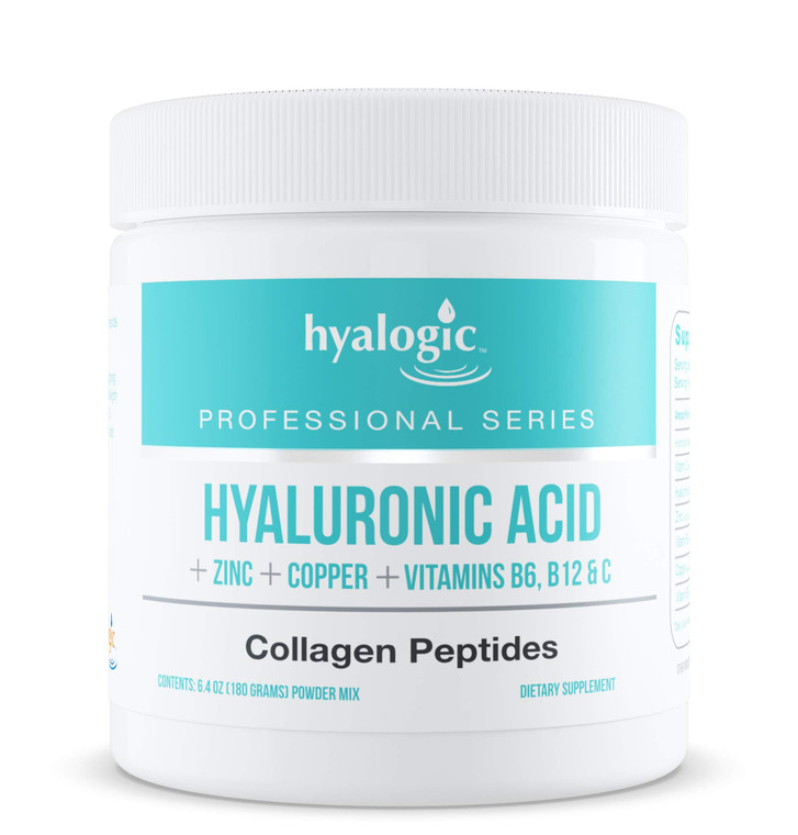 HA Professionals Collagen Powder Supplement for Skin & Joints, Hyaluronic Acid + Zinc + Copper + Vitamins B6, B12 & C - Hydrolyzed Bovine Collagen T