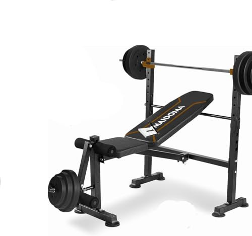 MAIDOMA Weight Benches for Home Gym, Bench Press Bench for Full Body Workout,Trimmer for Cardstock Metal Base