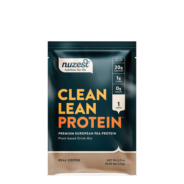 Nuzest - Pea Protein Powder - Clean Lean Protein, Premium Vegan Plant Based Protein Powder, Dairy Free, Gluten Free, GMO Free, Naturally Sweetened Pr