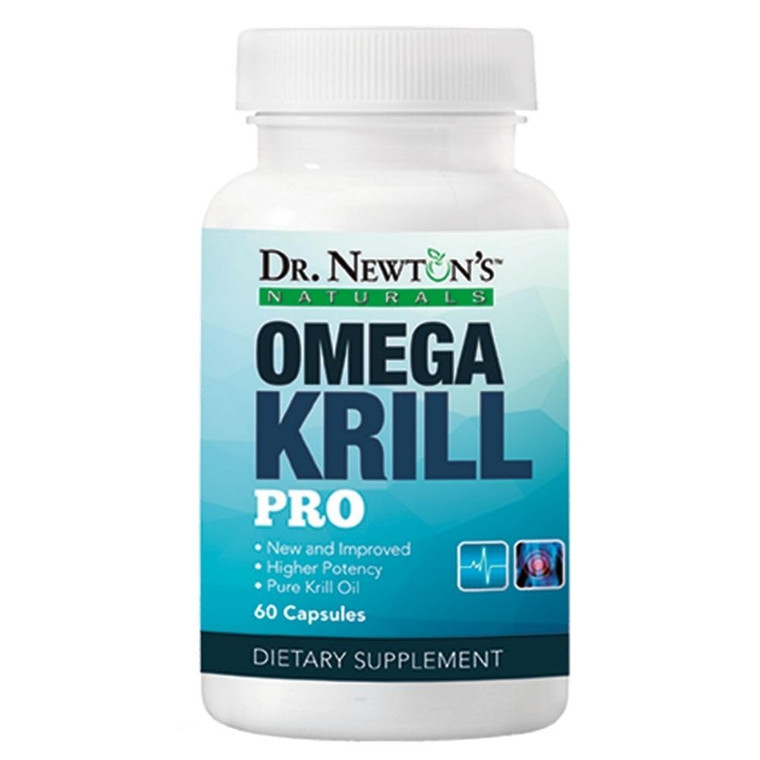 Dr. Newtons Naturals OmegaKrill Pro EPA & DHA, Omega 3, Pristine Krill Oil  Brain, Joints, Eyes - 60 Softgels